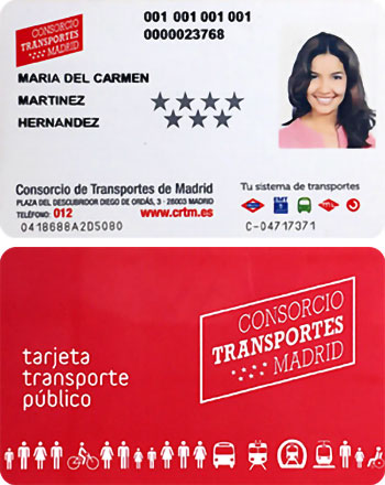 Tarjeta de transporte Personanl (TTP)