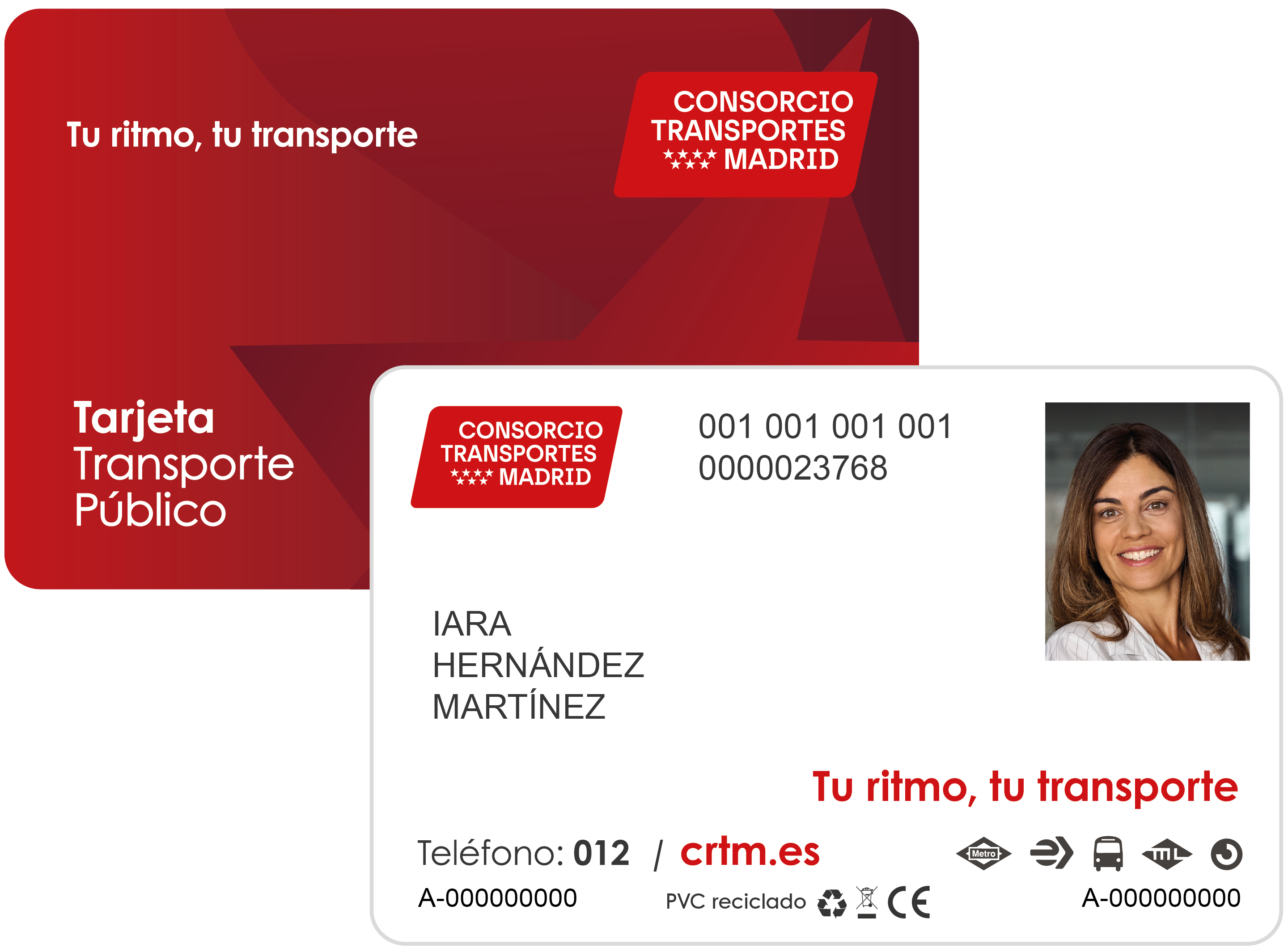 Tarjeta de transporte Personanl (TTP)